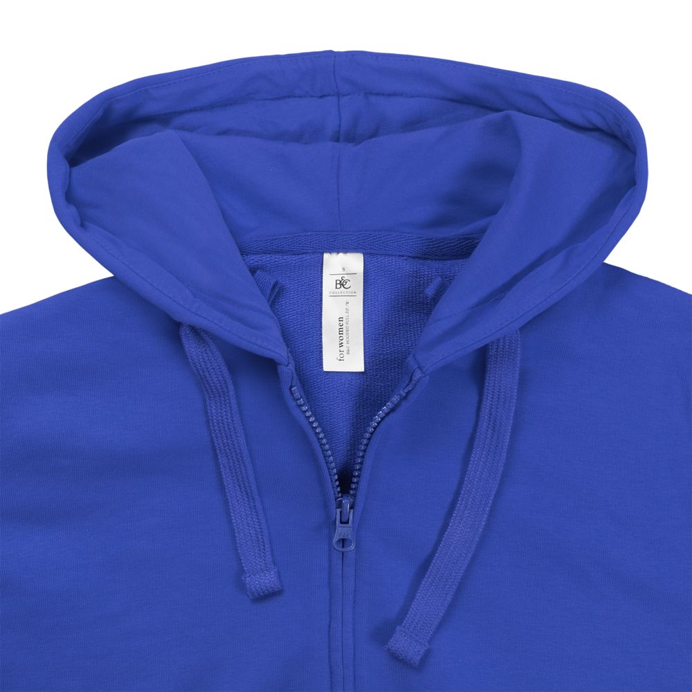 Толстовка женская Hooded Full Zip ярко-синяя в Ставрополе