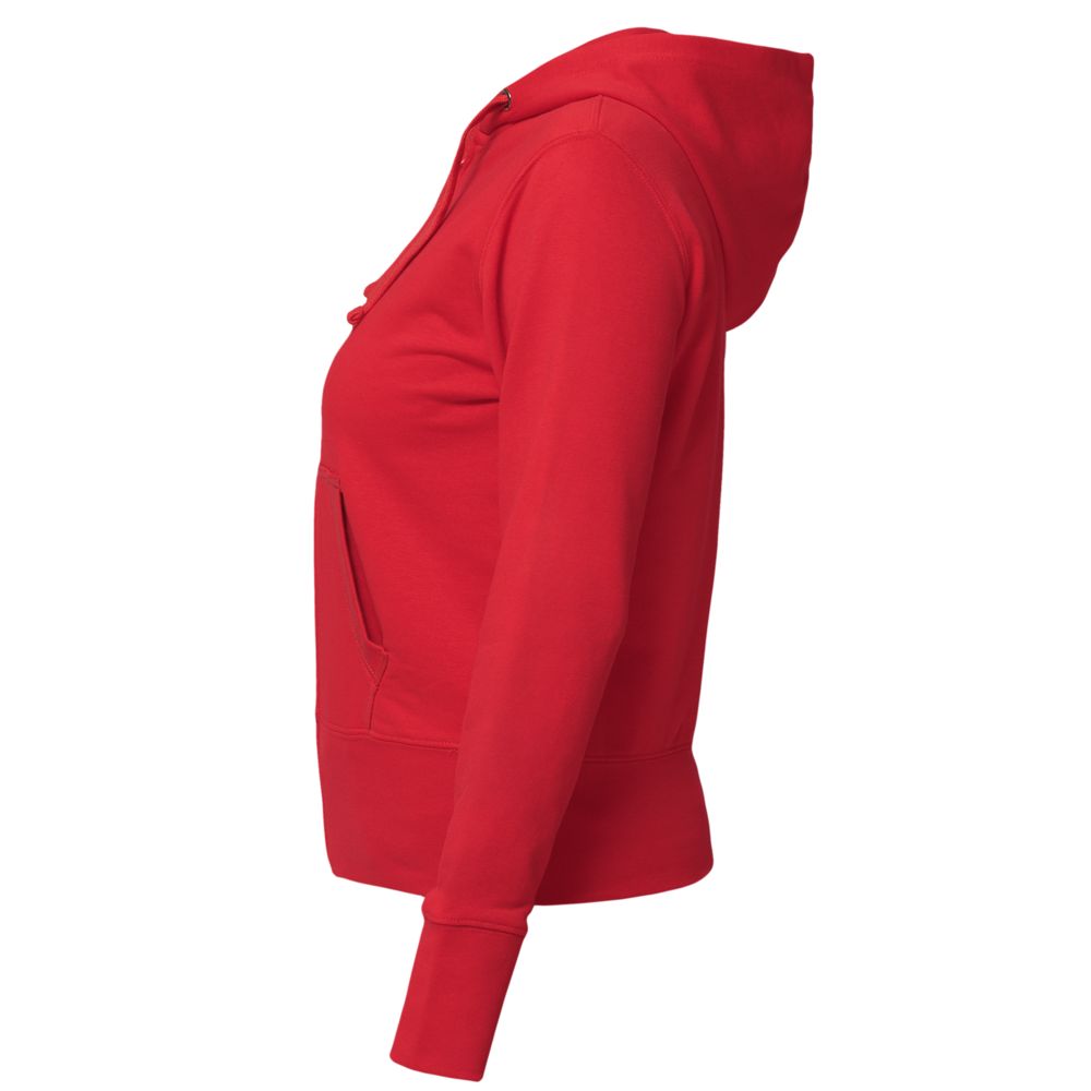 Толстовка женская Hooded Full Zip красная в Ставрополе